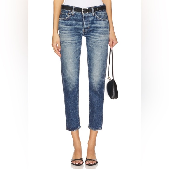 Moussy Vintage Sycamore Tapered in Blue - Picture 1 of 9